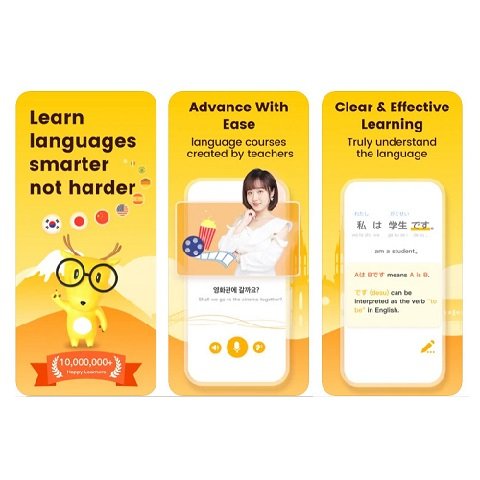 app học tiếng hàn lingodeer