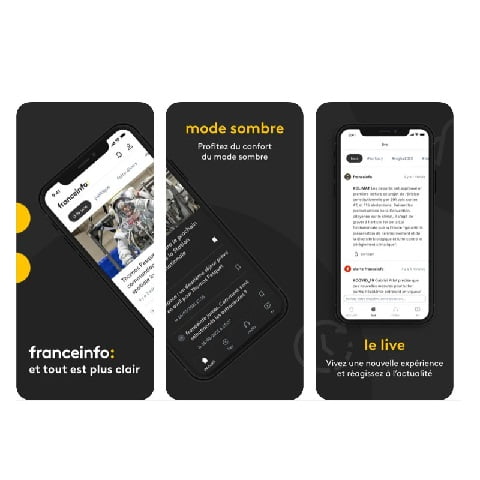 app học tiếng Pháp franceinfo