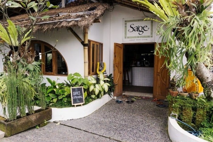 ẩm thực chay bali - sage quán