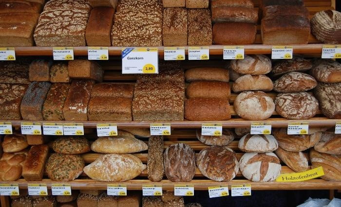 sự đa dạng của bánh mì đức