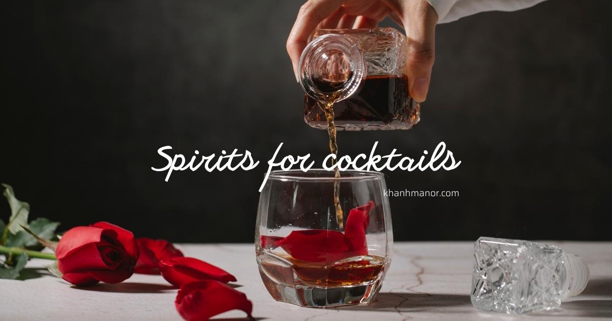 rượu mạnh pha cocktail